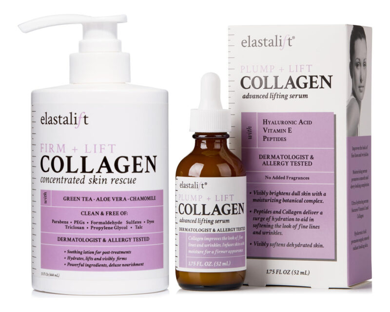 Conjunto De Cuidados Com A Pele Elastalift Collagen Serum E