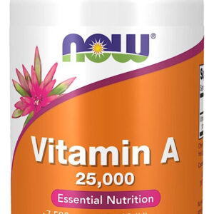 Vitamina A 25.000ui Now Foods Vitamin A 250softgles Sabor Sem Sabor