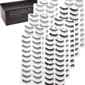 Cílios Postiços Celeb Beauty Eyelash Splashes 100 Pares