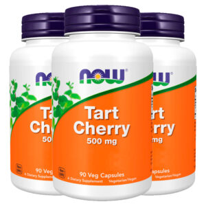 Cereja Azeda 500mg Now Foods Tart Cherry 90cáp Importado 3un