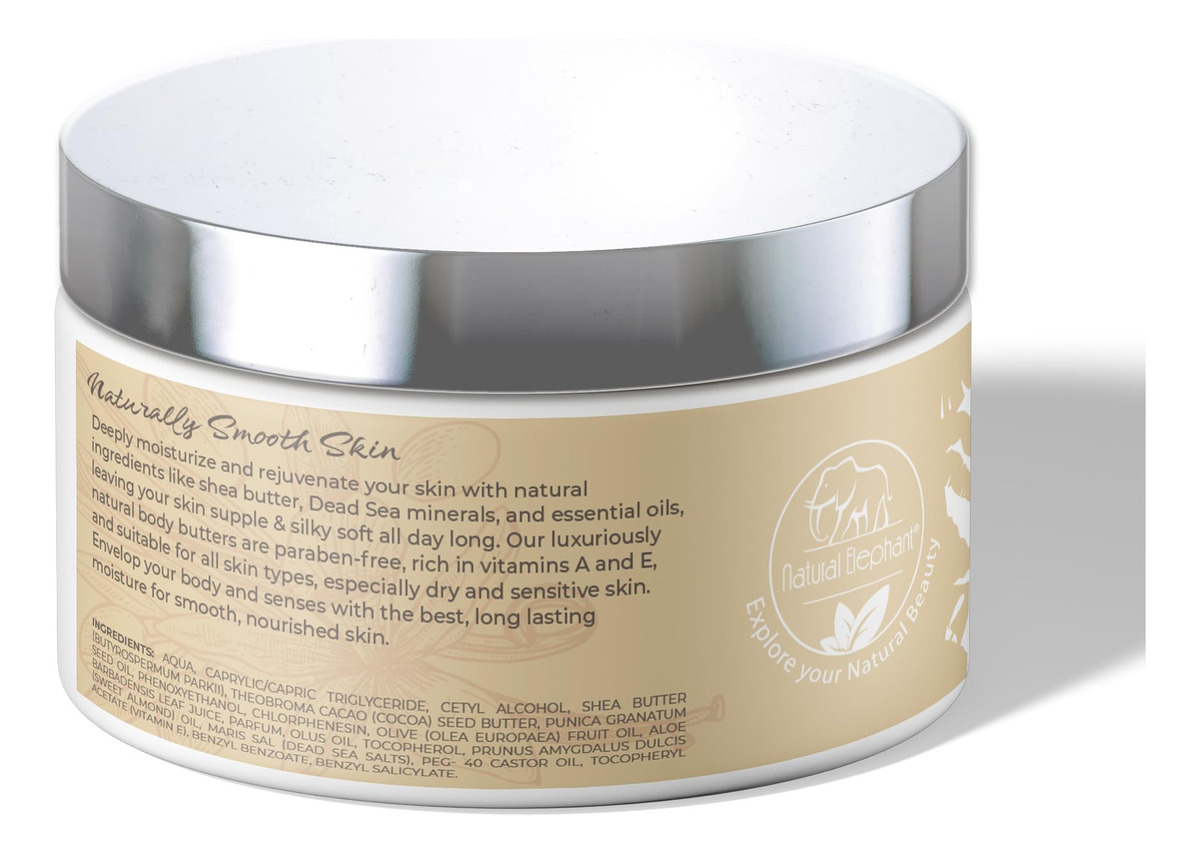 Manteiga Corporal Natural Elephant Shea Com Manteiga De Kari - Imagem 5