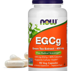 Now Foods Egcg Extrato Chá Verde 400mg 90 Capsulas