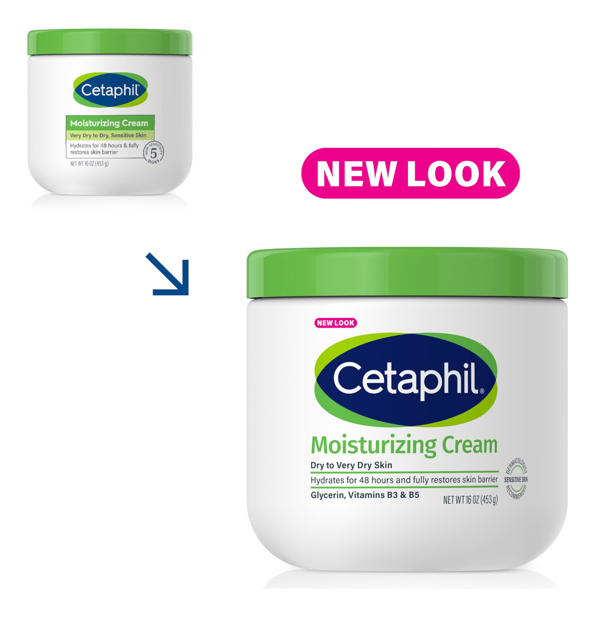 Creme Hidratante Cetaphil Face & Body 473ml Para Pele Seca - Imagem 2