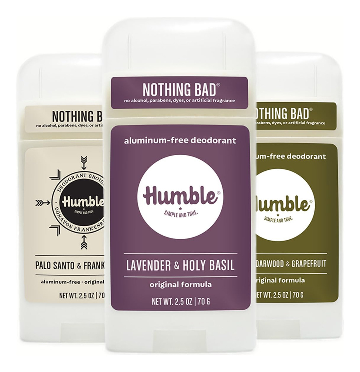 Desodorante Humble Brands Original Formula, Sem Alumínio, Pa