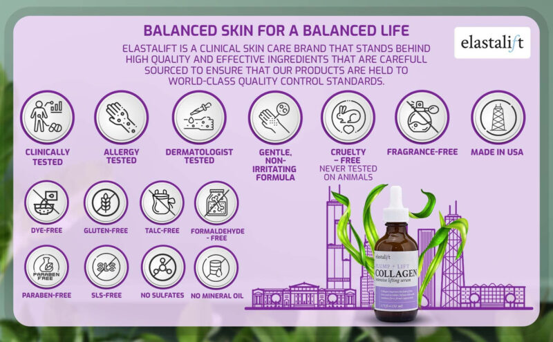 Conjunto De Cuidados Com A Pele Elastalift Collagen Serum E - Image 8