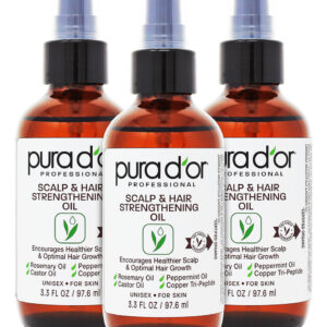 Óleo Fortalecedor De Couro Cabeludo E Cabelo Pura D'or Apoia