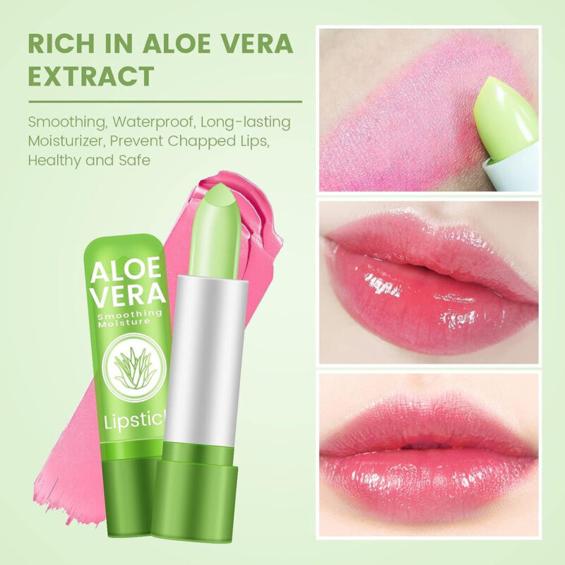 Bálsamo Labial Ownest Aloe Vera De Longa Duração, 5 Pacotes - Image 4