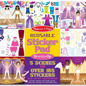 Melissa & Doug Vestir-se Almofada De Adesivo Reutilizável