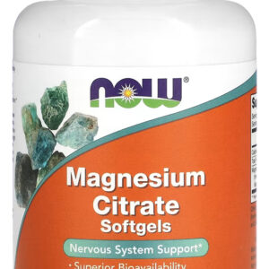 Citrato De Magnésio Now Foods 90 Softgels Importado