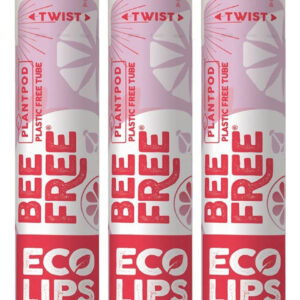 Bálsamo Labial Eco Lips Vegan Superfruit Bee Free, Pacote Co