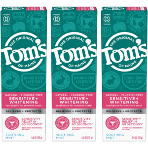 Pasta De Dente Tom's Of Maine Sensitive + Whitening 120 Ml,