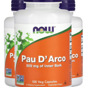 Pau D'arco 500mg 100 Cáps Importado 3un Now Foods