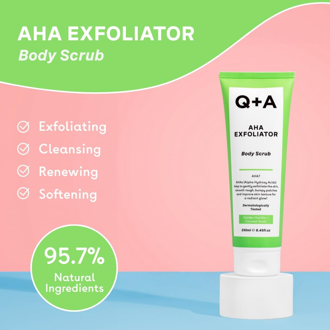 Esfoliante Corporal Q+a Aha Com Ácido Lático E Ácido Glicóli - Imagem 3