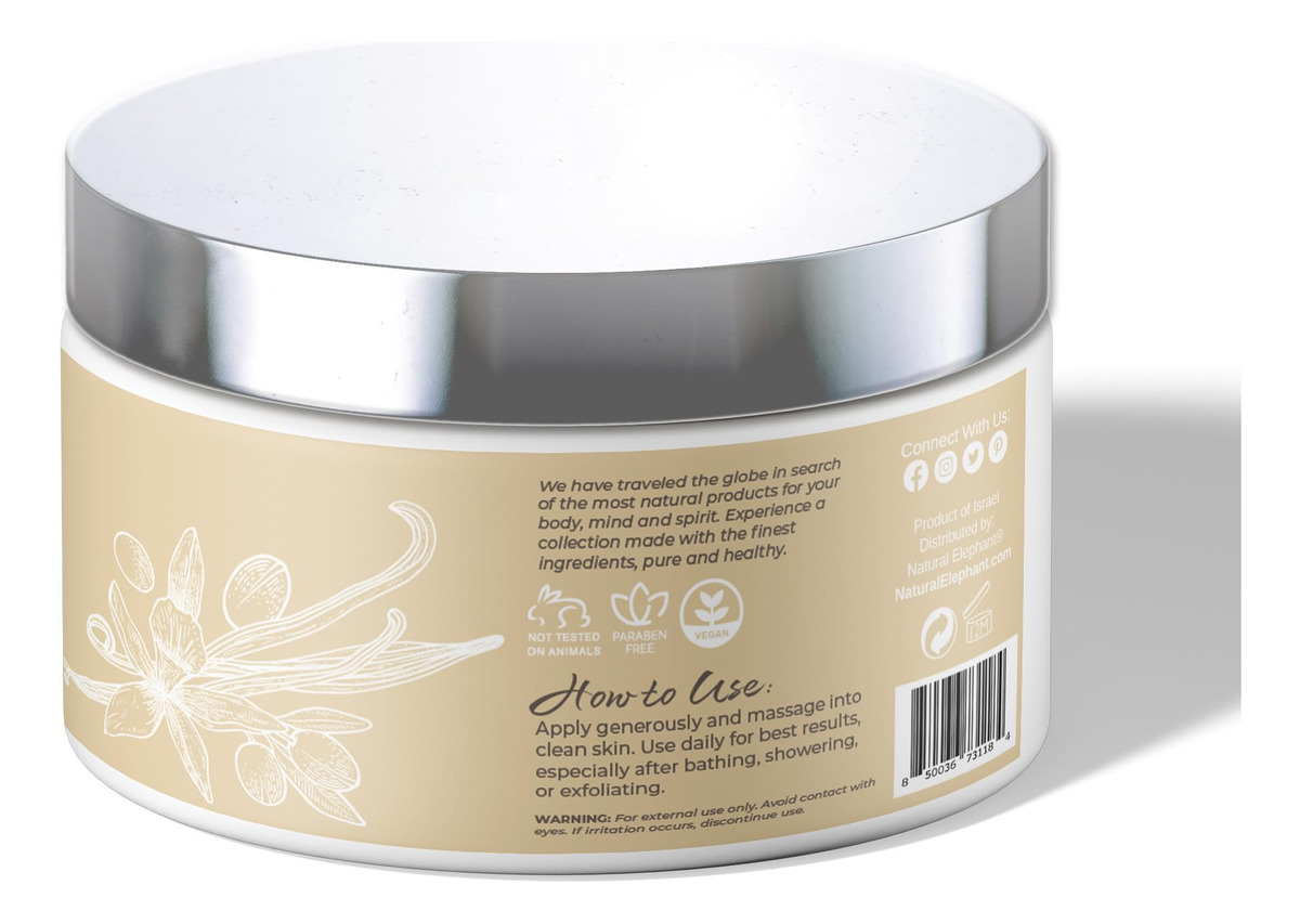 Manteiga Corporal Natural Elephant Shea Com Manteiga De Kari - Imagem 6