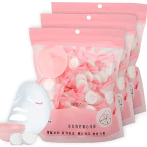 Máscara Facial Comprimida Pormasbenzer Diy 300 Unidades Com