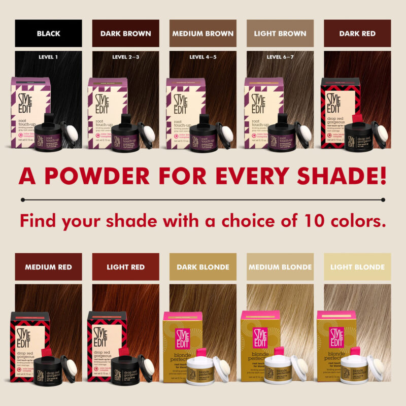 Pacote Com 2 Unidades Root Touch Up Powder Style Edit Dark R - Image 4