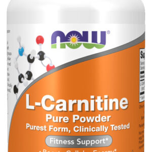 Now Foods L-carnitina Pura Em Pó 85g Importado