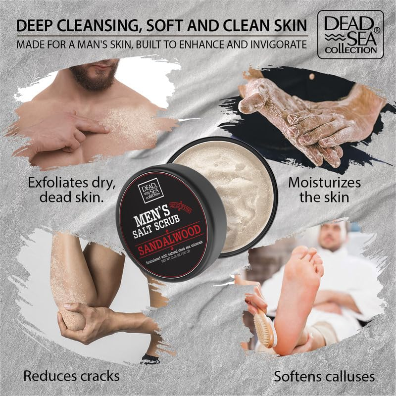 Esfoliante Corporal Dead Sea Collection Sandalwood 690ml Par - Imagem 9