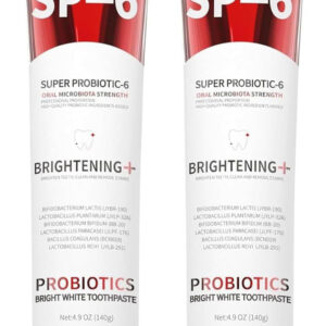 Pasta De Dentes Hannahcos Sp-6 Probiotics Whitening 140ml X2