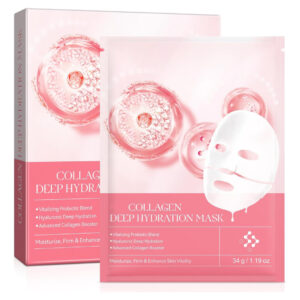 Máscara Facial De Colágeno Calelon, Máscara Profunda Real De