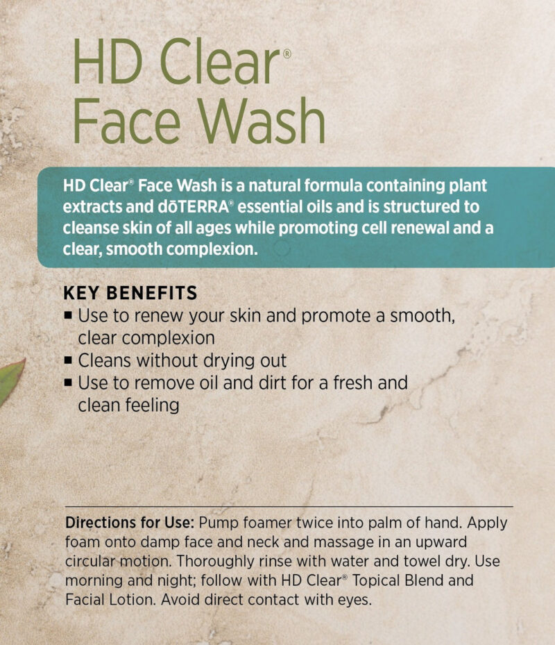 Kit Facial Doterra Hd Clear, Loção Facial Espumante - Imagem 3
