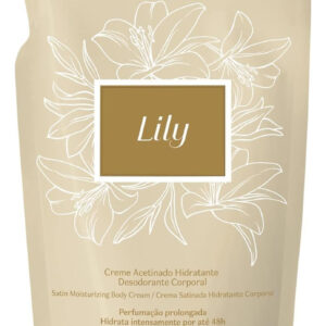 Creme Corporal O Boticário Lily Satin, Bolsa De Recarga 250m