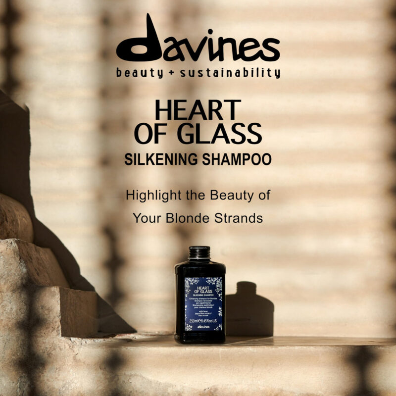 Shampoo Davines Heart Of Glass Silkening Para Cuidados Com L - Image 4