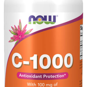 Vitamina C-1000mg Now Foods E 100mg Bioflavonóides 250caps Sabor Sem Sabor