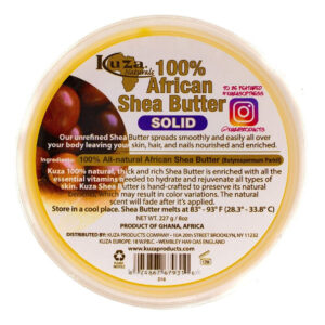 Hidratante Kuza 100% Manteiga De Karité Africana Pura 240ml