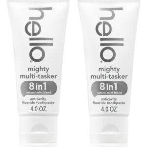 Creme Dental Com Flúor Hello Mighty Multitasker, Dente 8 Em