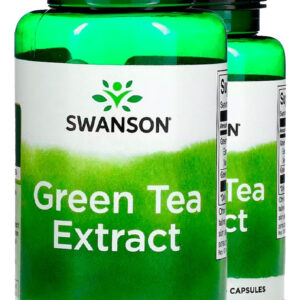 Extrato De Chá Verde 500mg Swanson 60 Caps 2un Sabor N/a
