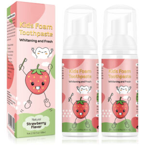 Creme Dental De Espuma Para Crianças Vogsig Strawberry Flavo