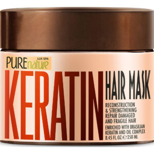 Máscara Capilar Pure Nature Lux Spa Queratina Hidratante Par