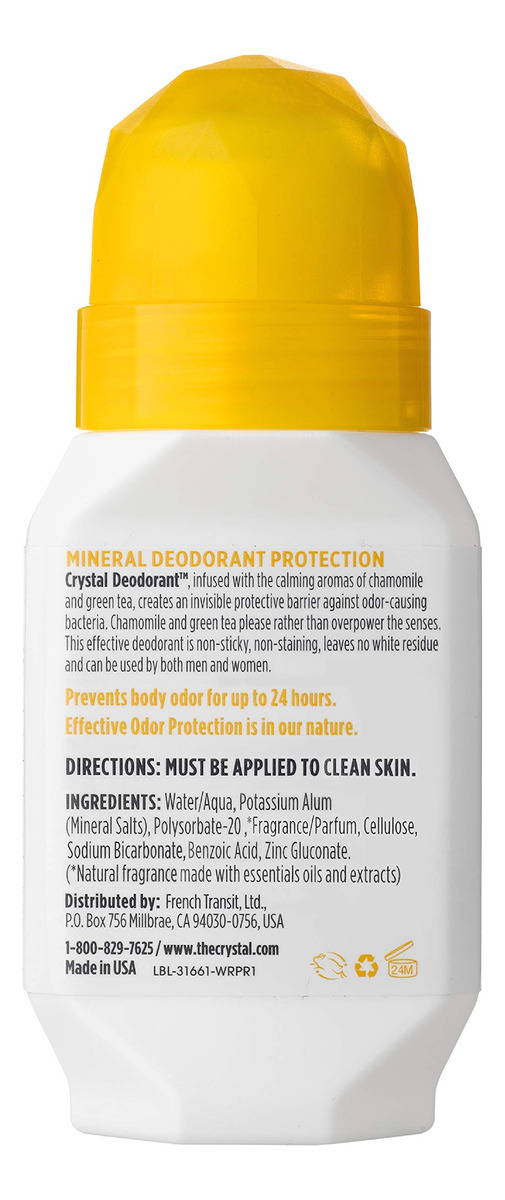 Desodorante Crystal Mineral Roll-on 66 Ml, Protetor De Odor - Imagem 2