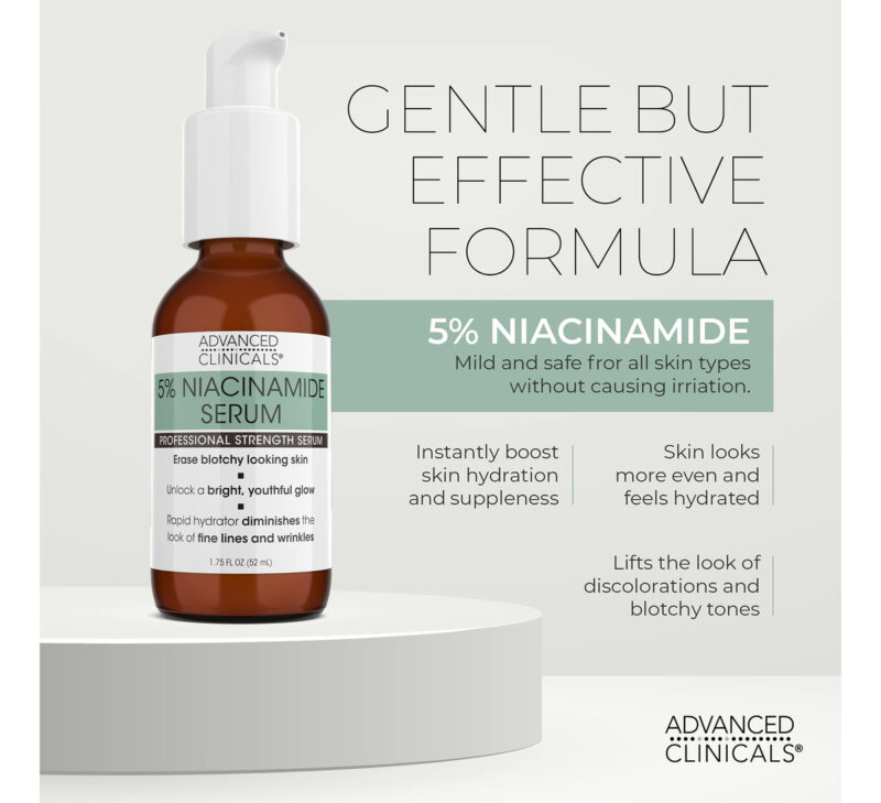 Sérum Advanced Clinicals Niacinamida 50ml Com Ácido Hialurôn - Image 5