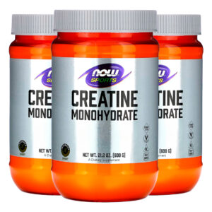 Creatina Em Pó 600g Puro Importado 3un Now Foods