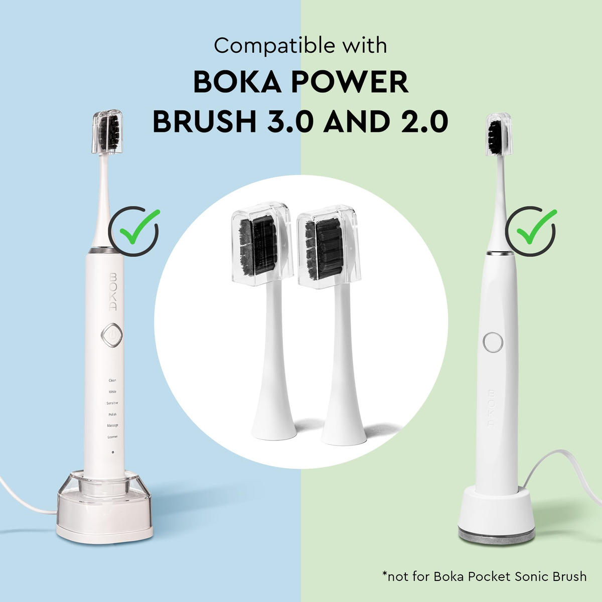 Escova De Dentes Elétrica Boka 3.0 Para Adultos Com 2 Cabeça - Imagem 7