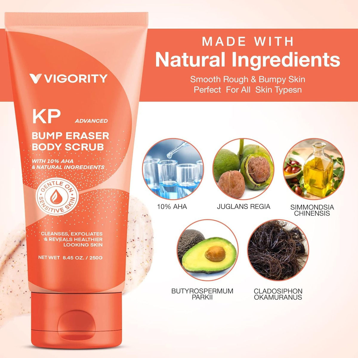 Esfoliante Corporal Vigority Kp Bump Eraser Keratosis Pilari - Imagem 5