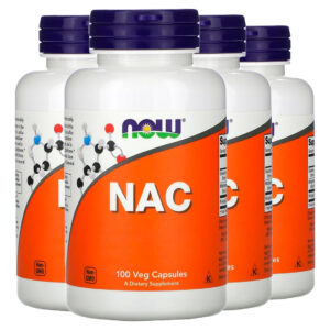 Nac N-acetilcisteína 600mg 100 Cáps Importado 4un Now Foods