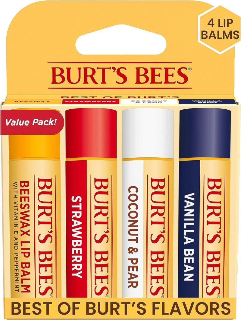 Pacote De Protetor Labial Burt's Bees Cera De Abelha, Morang