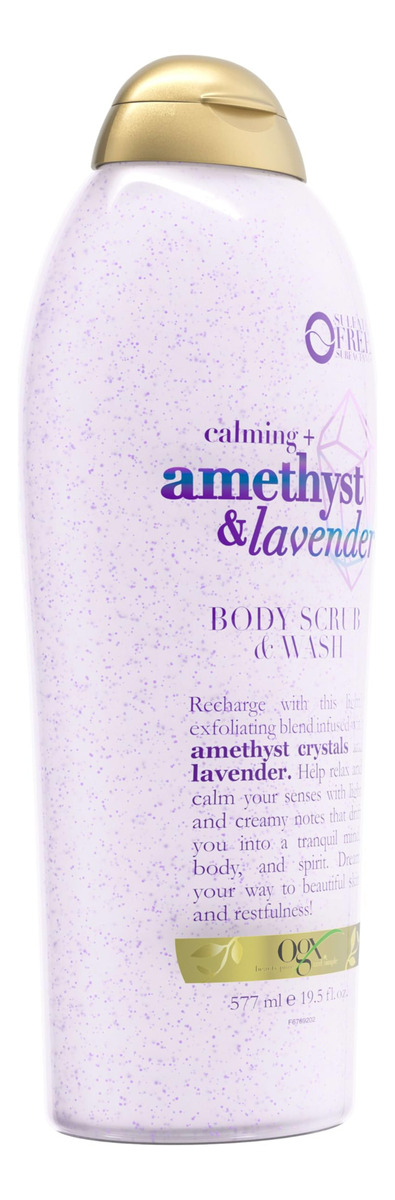 Esfoliante E Sabonete Corporal Ogx Calming + Ametista E Lava - Imagem 6