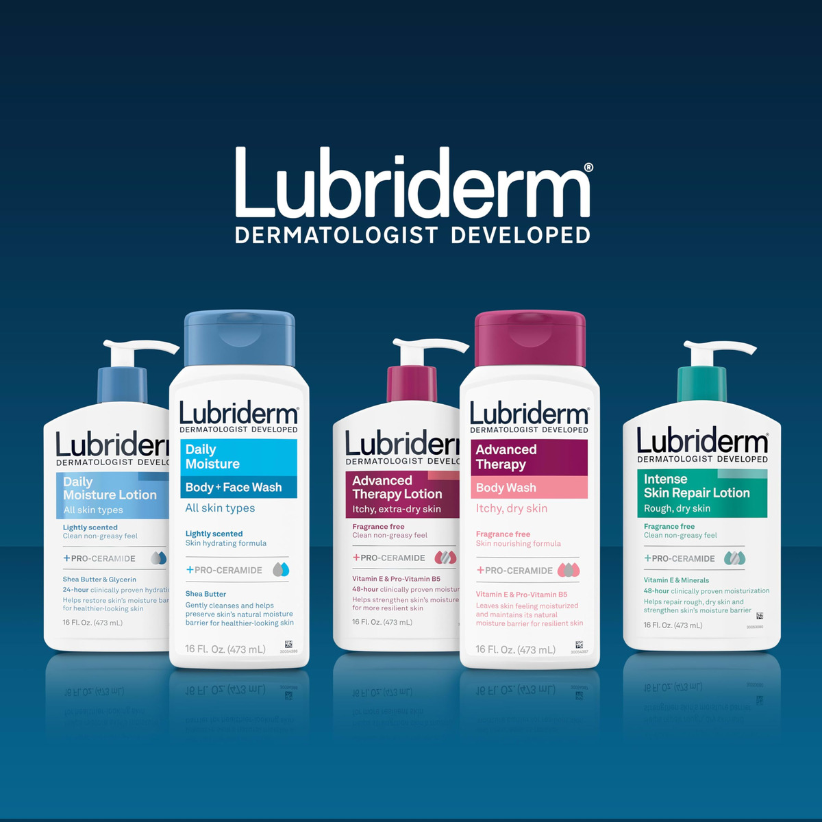 Sabonete Líquido Lubriderm Advanced Therapy 480 Ml Sem Perfu - Imagem 8
