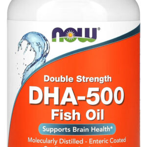 Dha Óleo De Peixe 500mg Now Foods 180 Softgels Importado