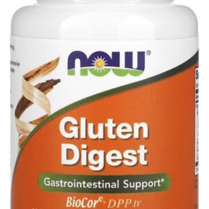 Gluten Digest Enzimas Digestivas Now Foods 60 Veg Caps