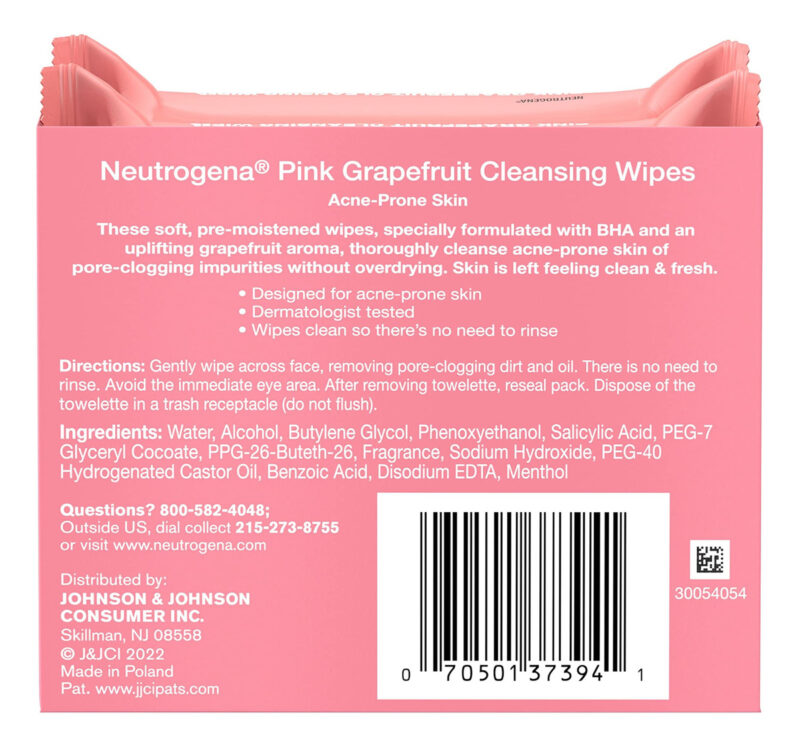 Toalhetes De Maquiagem Para Limpeza Facial Neutrogena Oil Fr - Image 9