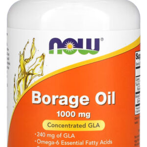 Óleo Borage 1000mg Now Foods Borragem 120soft Importado
