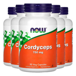 Cordyceps 750mg Now Foods 90 Veg Caps Importado 5un