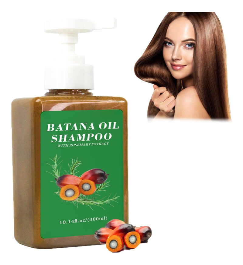 Shampoo Batana Oil Para Crescimento De Cabelo Com Biotina 9
