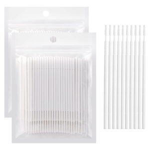 Escovas Microaplicadoras Dming 200 Unidades Para Extensão De