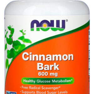 Casca De Canela 600mg Now Foods 120 Cáps Importado